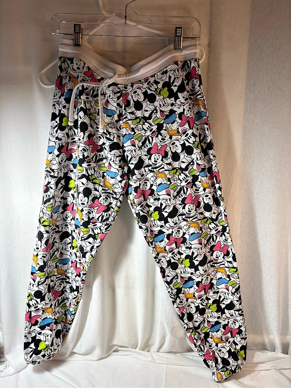 Disney Mickey and Friends All-Over Print Jogger Sweatpants Mickey Print Jogger.
